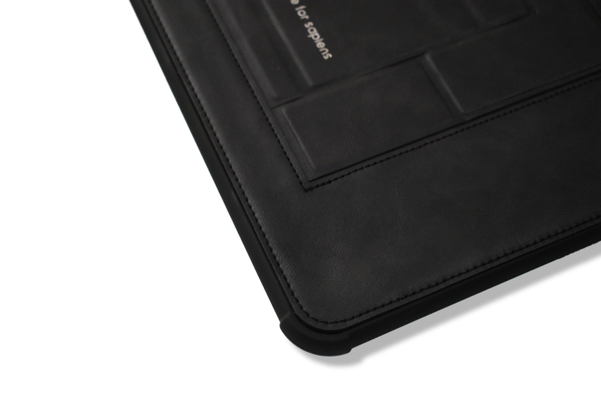 PU leather Macbook Air case featuring a built-in stand