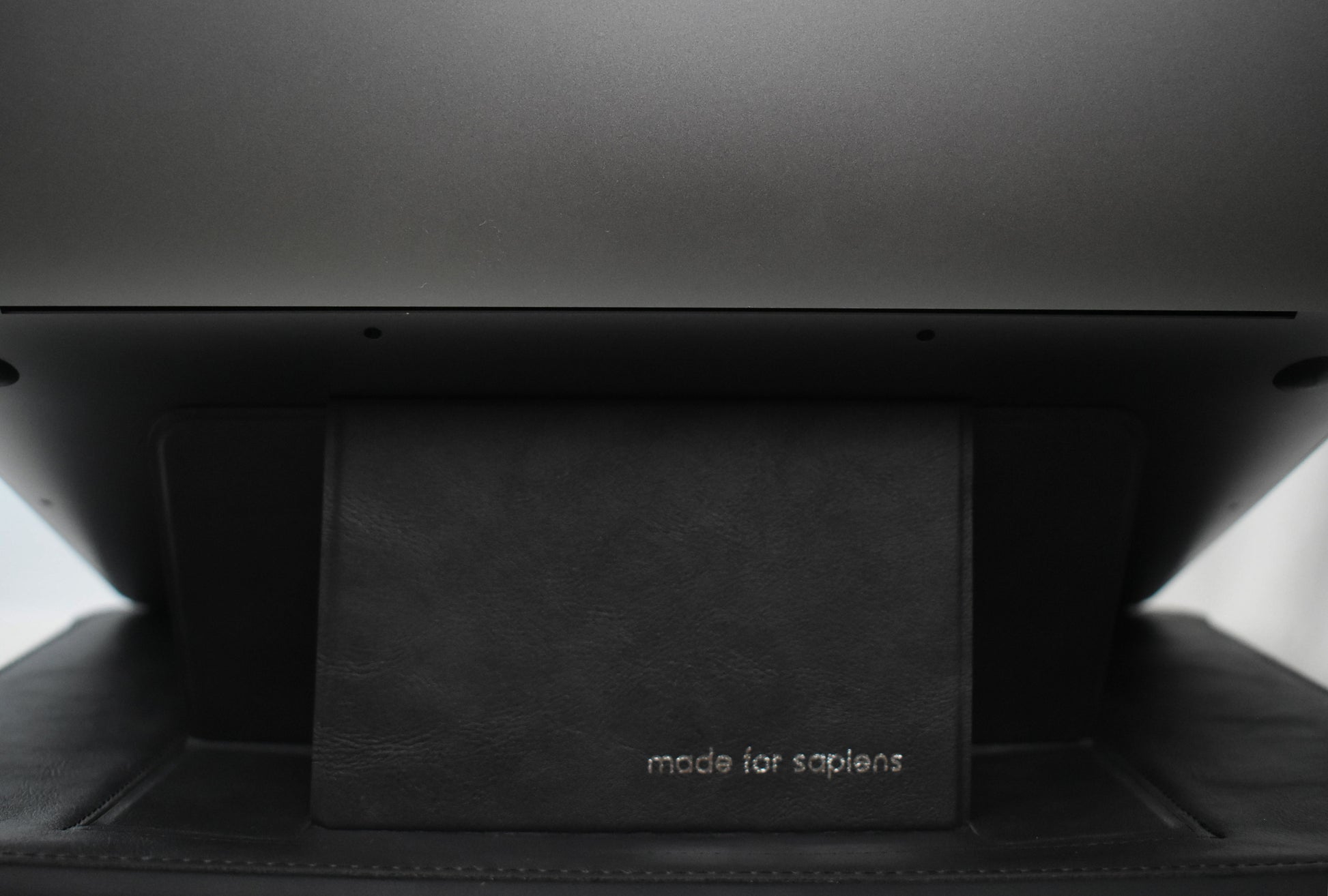 Laptop case with built-in stand functionality