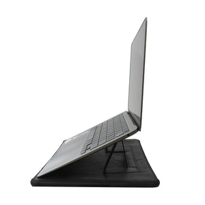 MacBook Air on TILT laptop case with built-in stand